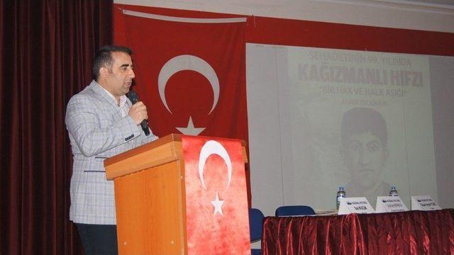 Şair Hıfsı Kağızman’da Anıldı