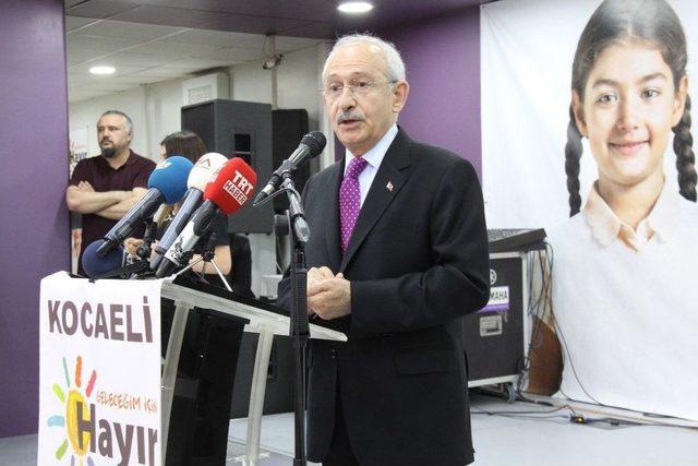 Chp Genel Başkanı Kılıçdaroğlu: