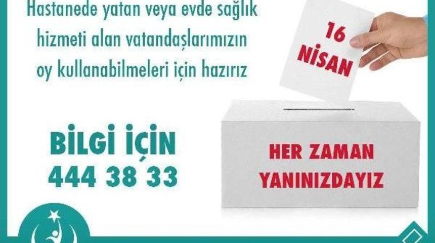 Evde Sağlık Hizmeti Alanlar Sandığa Taşınacak