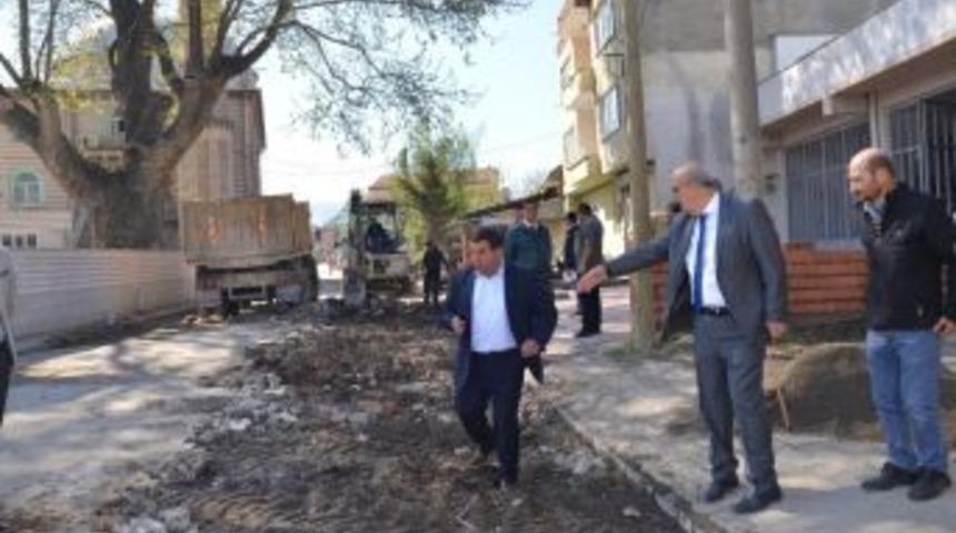 İznik&rsquo;te Yol &Ccedil;alışmaları