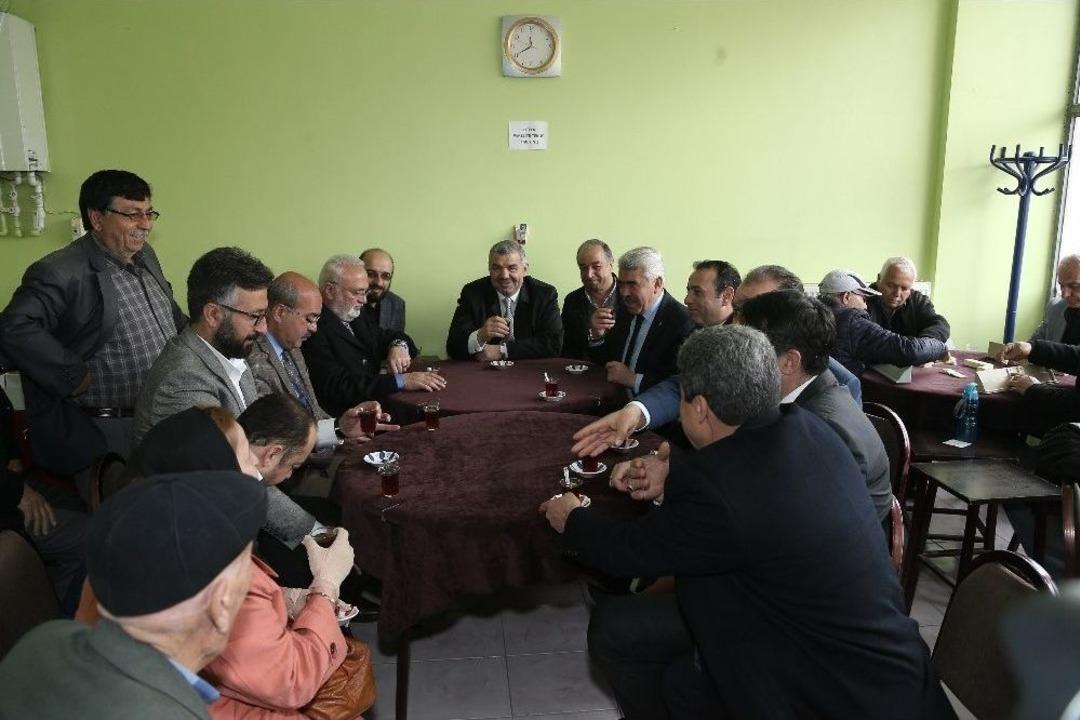 Başkan &Ccedil;elik Talas&rsquo;ta Esnaflarla Buluştu