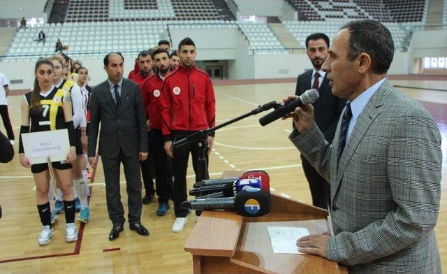 Fırat Üniversitesi, Voleybol Müsabakalarına Ev Sahipliği Yaptı