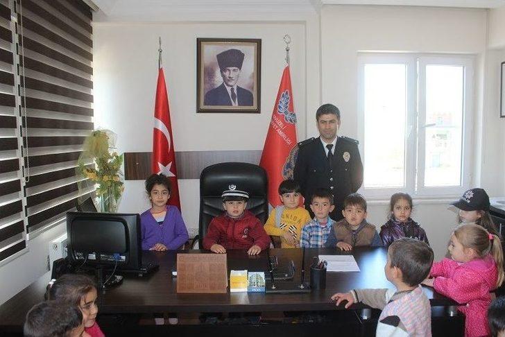 Yavuzeli Anaokulu İlçe Emniyetini Ziyaret Etti G4