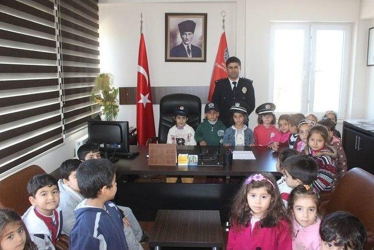 Yavuzeli Anaokulu İlçe Emniyetini Ziyaret Etti G5