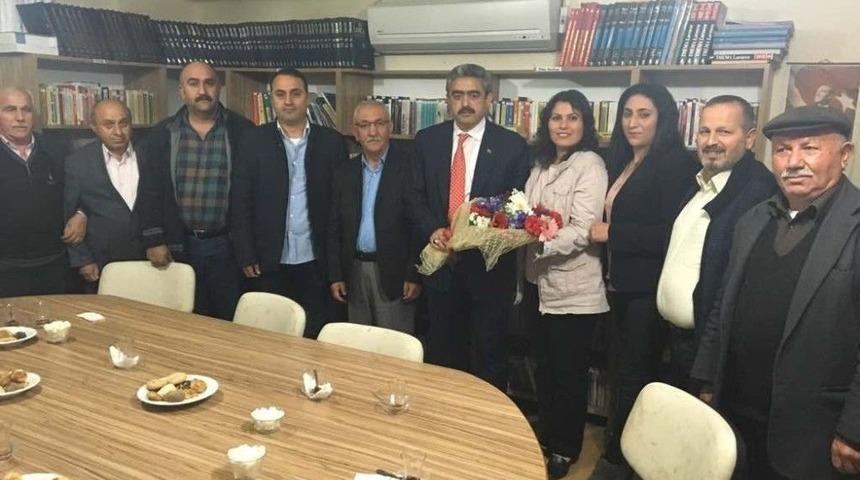 Başkan Alıcık, Nazilli Alevi K&uuml;lt&uuml;r Ve Dayanışma Derneğini Ziyaret Etti