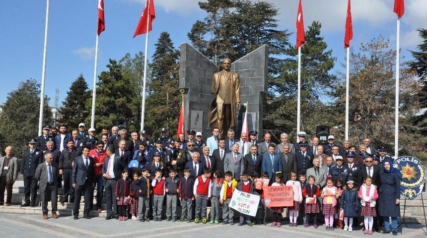 Develi&rsquo;de Polis G&uuml;n&uuml; Kutlamaları Yapıldı