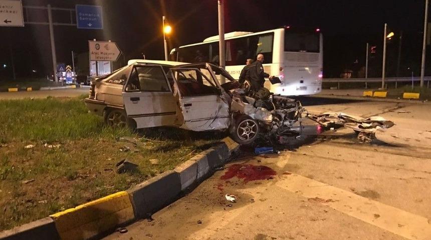 Tosya&rsquo;da Trafik Kazası: 1 Yaralı