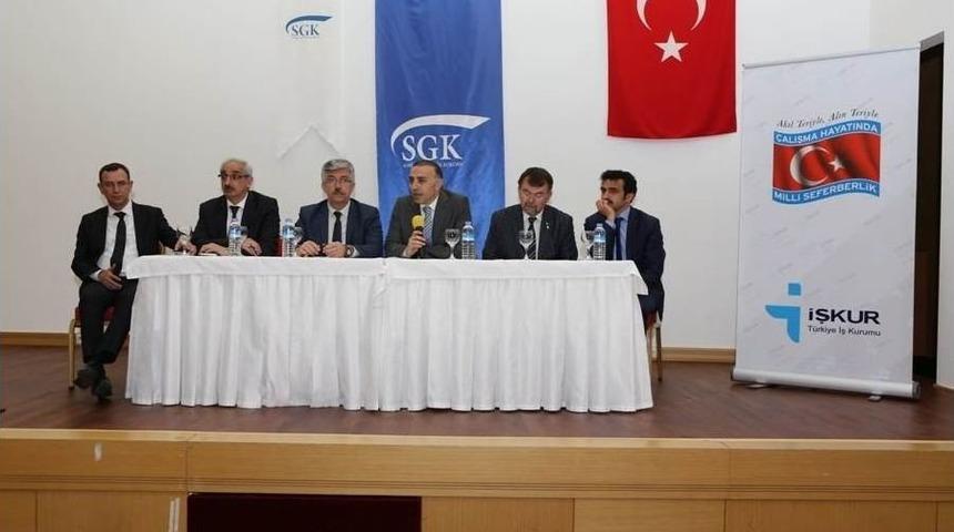 Edremit&rsquo;te Milli İstihdam Seferberliği Toplantısı Yapıldı