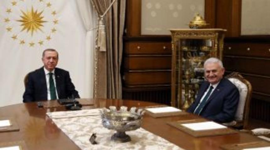 Cumhurbaşkanı Erdoğan Başbakan Yıldırım&rsquo;ı Kabul Etti
