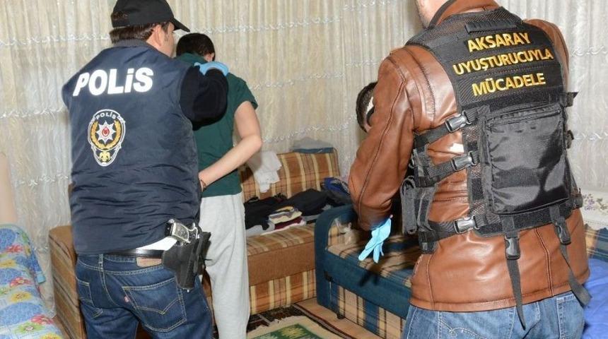 Aksaray&rsquo;daki Uyuşturucu Operasyonunda 39 Tutuklama