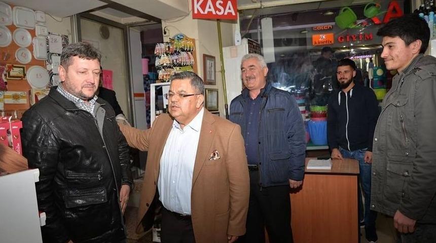 Başkan Yağcı, Esnafı Gezerek &lsquo;hayırlı İşler&rsquo; Diledi