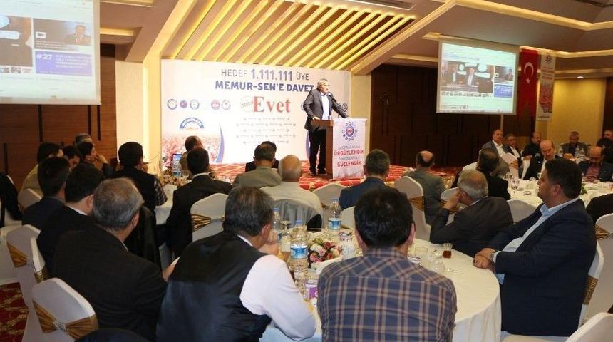 Konya&rsquo;da &ldquo;memur-sen&rsquo;e Davet, Tercih Evet&rdquo; Programı