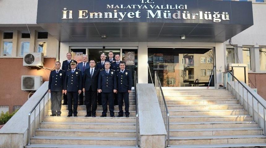 Vali Toprak&rsquo;dan İl Emniyet M&uuml;d&uuml;r&uuml;ne Ziyaret