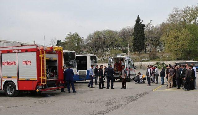 Denizli Büyükşehir Ulaşım A.ş.’den Deprem Ve Yangın Tatbikatı 1