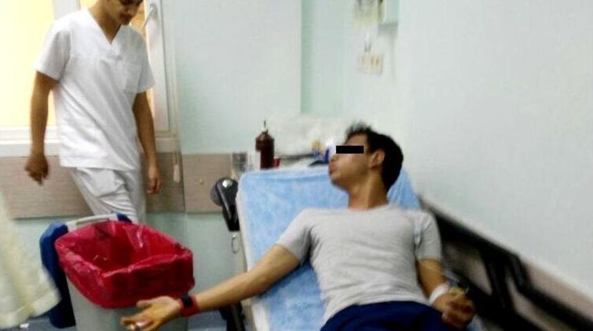 (&ouml;zel Haber) Potada Y&uuml;z&uuml;ğ&uuml; Takılı Kaldı, İtfaiyeciler &Ccedil;ıkardı