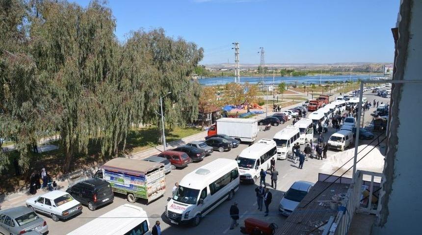Şanlıurfa&rsquo;da D&uuml;ğ&uuml;n Gibi Miting Konvoyu