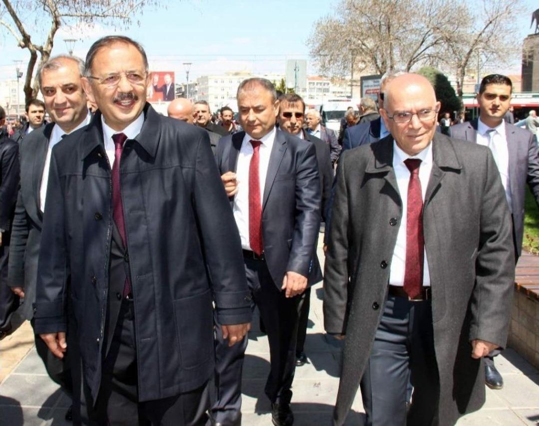 Bakan &Ouml;zhaseki Kayseri&rsquo;de Esnafı Gezdi, Pastırma Kesti