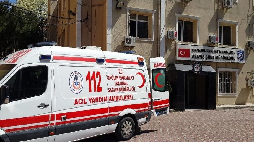 Pendik&rsquo;te Bir Bankayı Soymaya Kalkan Zanlı Yaralı Halde Sedye İle Adliyeye Sevk Edildi