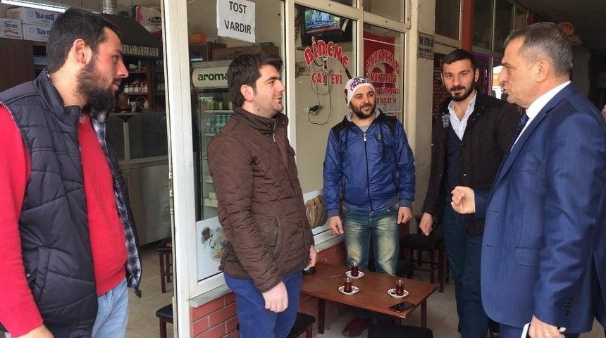 Başkan Sağıroğlu, Referandum &Ccedil;alışmalarını S&uuml;rd&uuml;r&uuml;yor