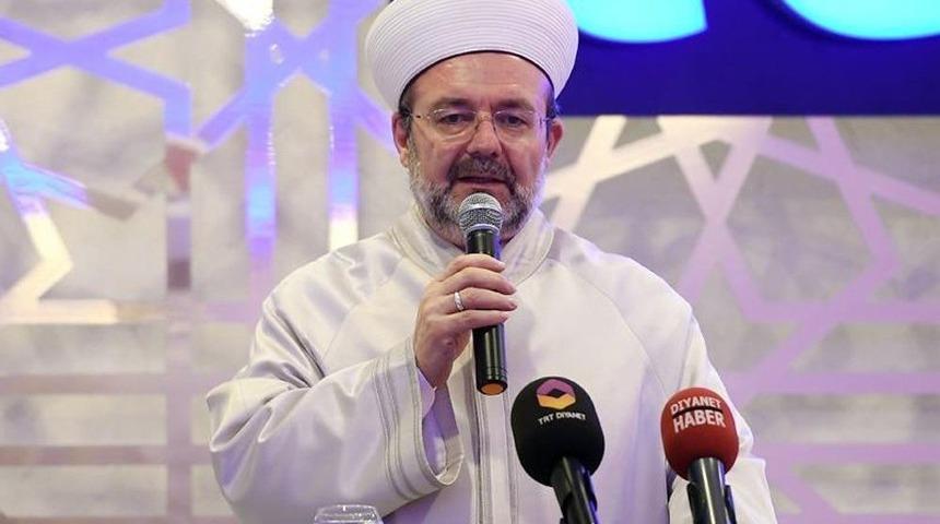 Diyanet İşleri Başkanı G&ouml;rmez Hafızlık Eğitimi Alan &Ouml;ğrencilerle Bir Araya Geldi