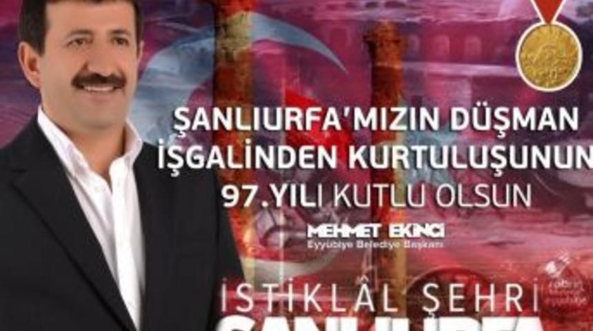 Ekinci Şanlıurfa&rsquo;nın Kurtuluşunu Kutladı