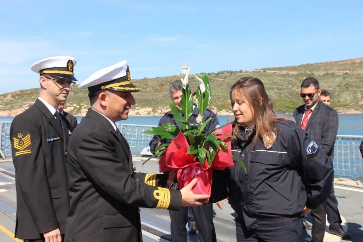 Milli Gemi Tcg Heybeliada Polisleri Ağırladı