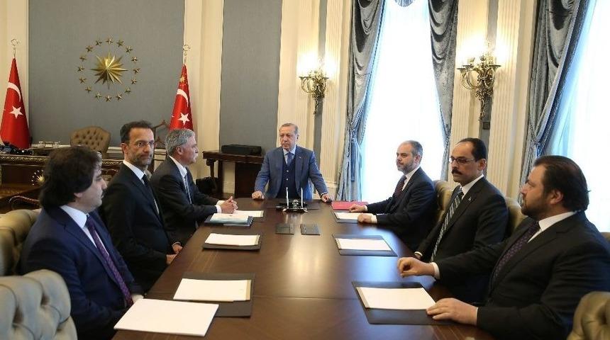 Cumhurbaşkanı Erdoğan, F1 Ceo&rsquo;sunu Kabul Etti
