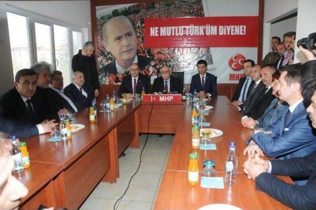 Bakan Avcı, Eskişehir'de Mhp'yi Ziyaret Etti