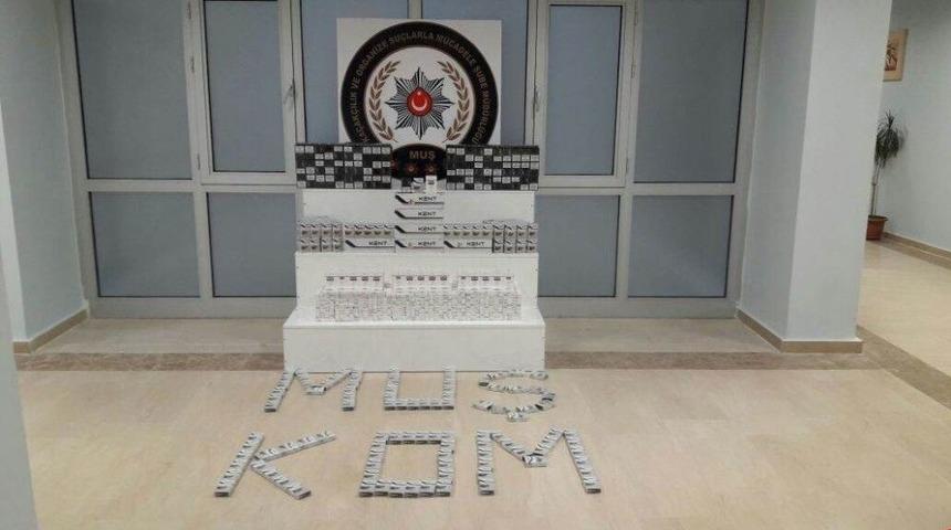 Muş&rsquo;ta Uyuşturucu Ve Ka&ccedil;ak Sigara Operasyonu