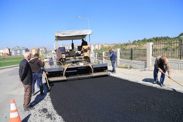 Devlet Hastanesi Yoluna Asfaltlama Çalışması Başladı 1