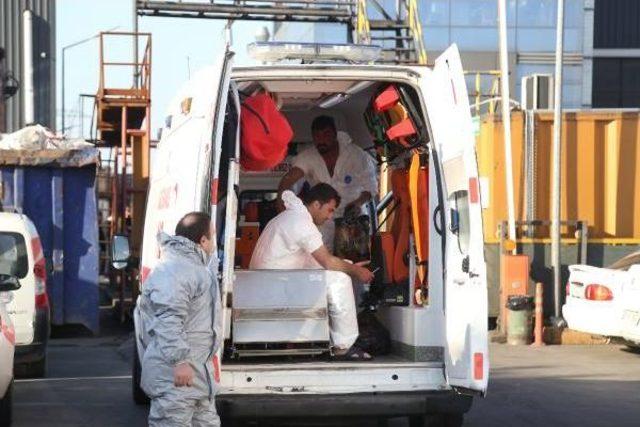 Atık Tesisindeki Yangında 5 Iş&ccedil;i Kimyasal Maddeden Etkilendi 3