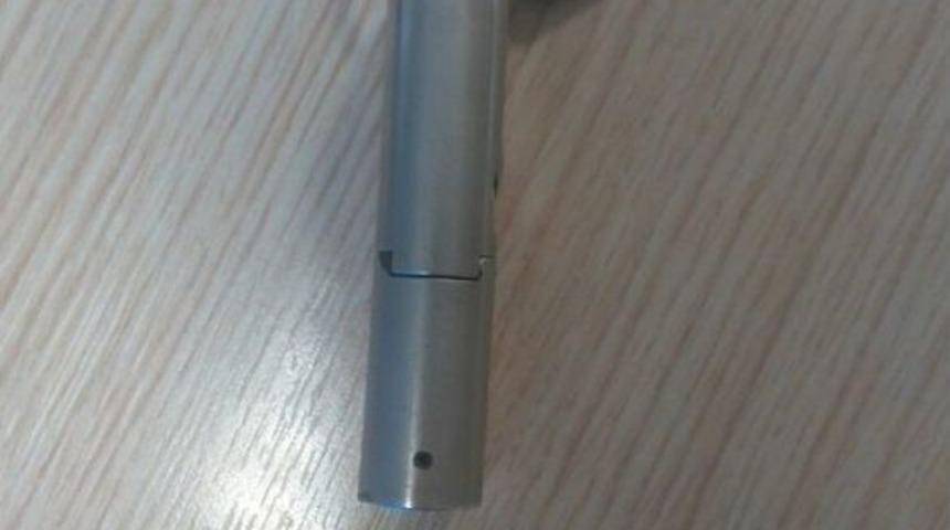 Adliyeye Anahtarlık Şeklinde Silahla Girmeye &Ccedil;alıştı