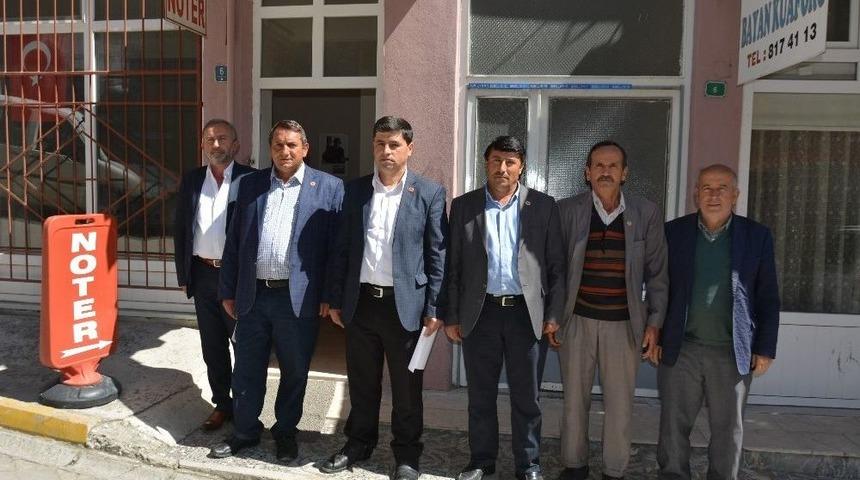 Chp&rsquo;li Muhtarlardan Noter Tasdikli İstifa