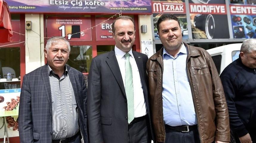 Mamak Belediye Başkanı Akg&uuml;l&rsquo;den Esnaf Ziyareti