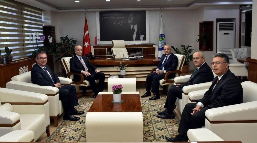 Başkan Kayda, Rekt&ouml;r &Ccedil;elebi&rsquo;yi Ağırladı