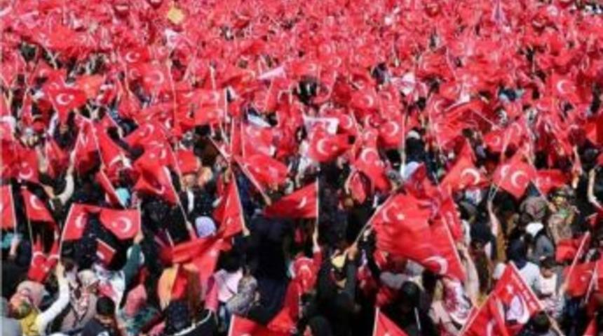 Cumhurbaşkanı Erdoğan&rsquo;nın Mitingine Ceylanpınar&rsquo;dan Rekor Katılım