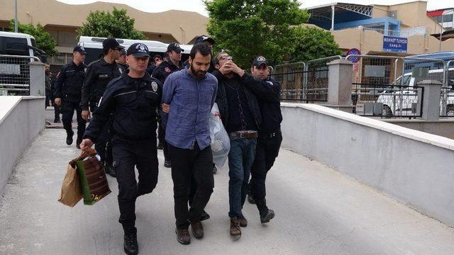 Mersin’de Polise Bombalı Saldırı Olayında Gözaltına Alınan 18 Kişi Adliyeye Sevk Edildi