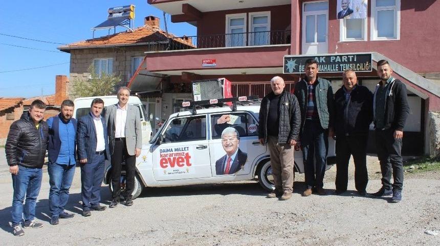 Tavşanlı&rsquo;da Nostaljik Se&ccedil;im Aracı