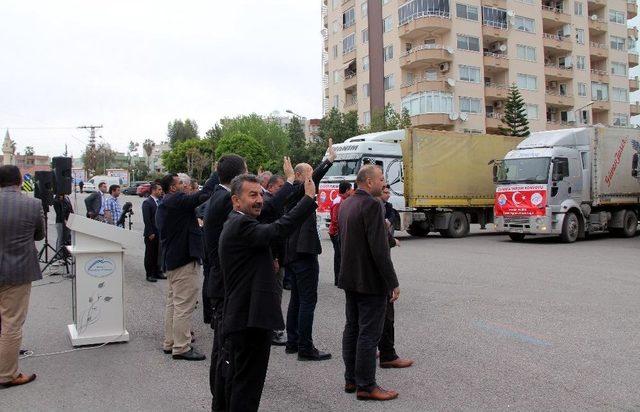 Mersin’den El Bab Ve Cerablus’a 12 Tır Eğitim Yardımı 3