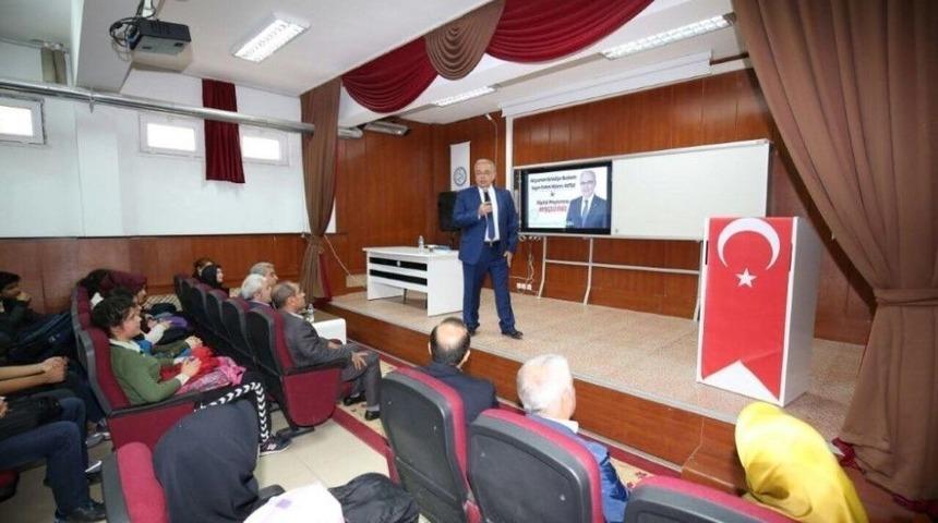 Başkan Kutlu Adıyaman Fen Lisesi &Ouml;ğrencileriyle Buluştu