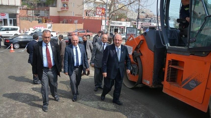 Tekirdağ&rsquo;da Beton Asfalt Uygulanan İlk Cadde