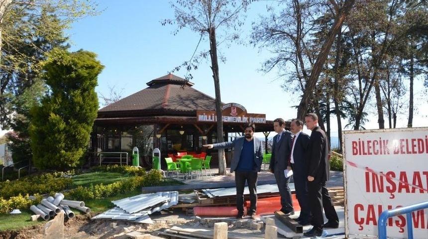 Başkan Yardımcıları Belediyenin &Ccedil;alışmalarını Yerinde İnceledi