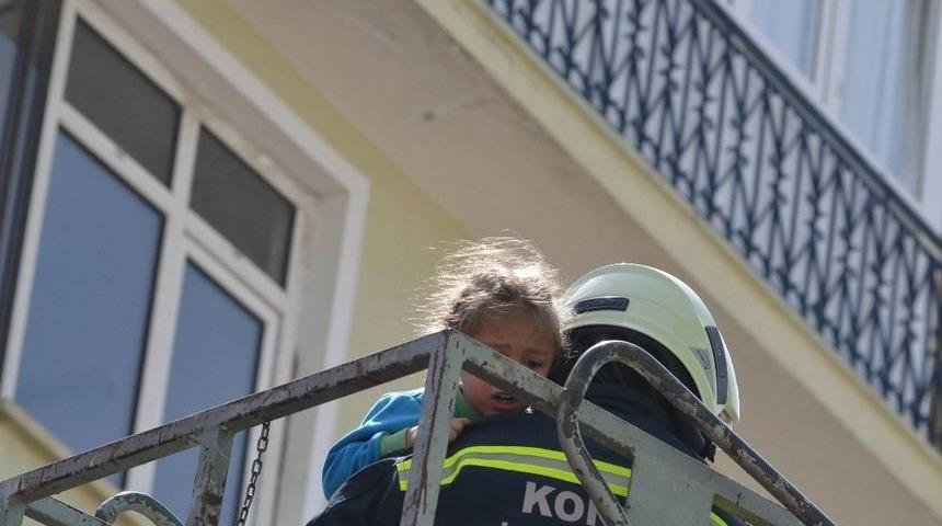 Konya&rsquo;da Korkutan Yangın