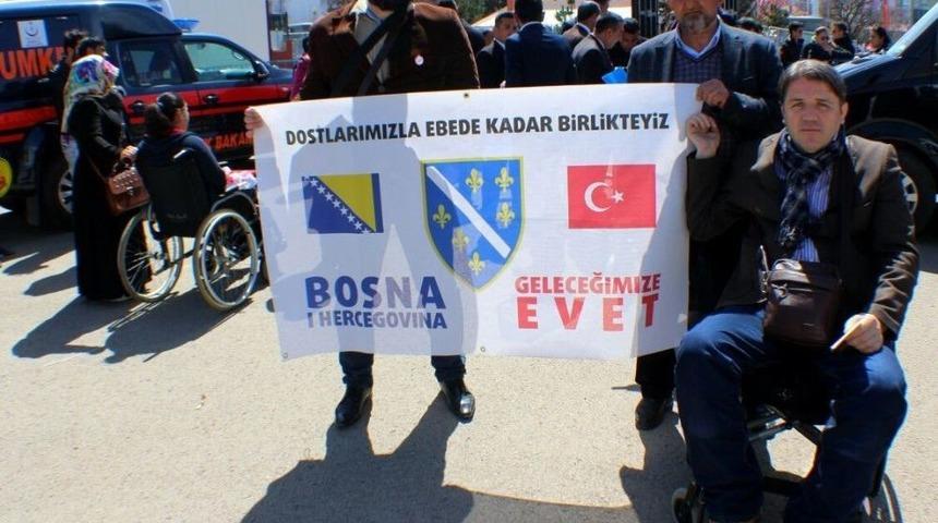 Bosnalı Gazilerden &rsquo;evet&rsquo;e Destek