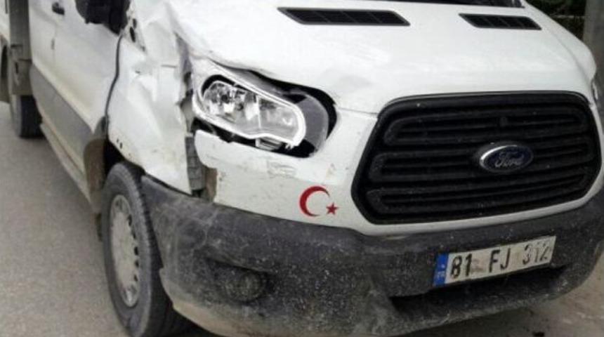 D&uuml;zce&rsquo;de Trafik Kazası 1 &Ouml;l&uuml;