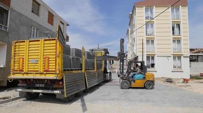 Kırklareli&rsquo;nde Yol Yapım &Ccedil;alışmaları