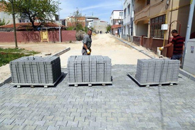 Kırklareli’nde Yol Yapım Çalışmaları