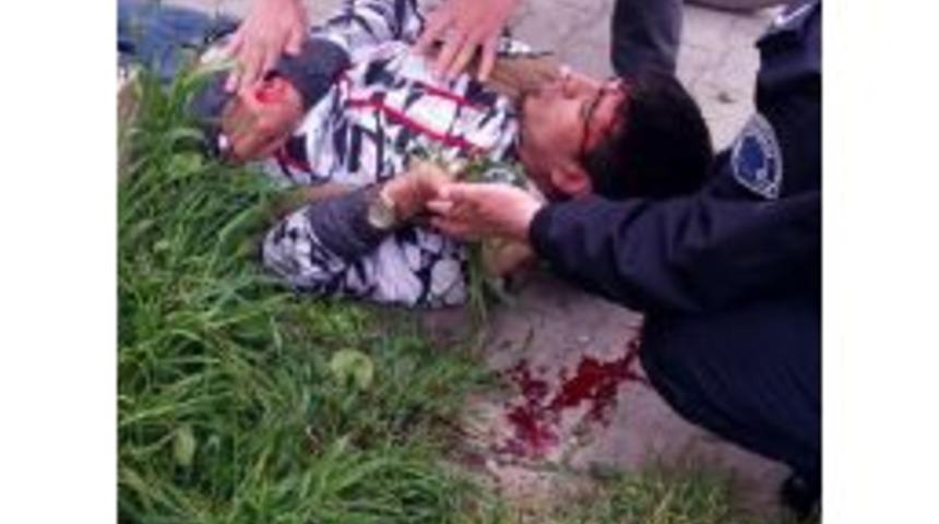 Polisten Ka&ccedil;arken Kaza Yaptı