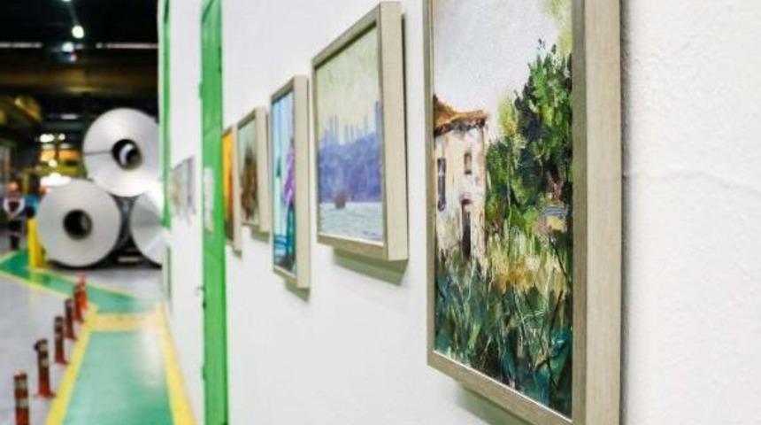 Assan Al&uuml;minyum Fabrikası Sanat Eserleriyle Donatıldı