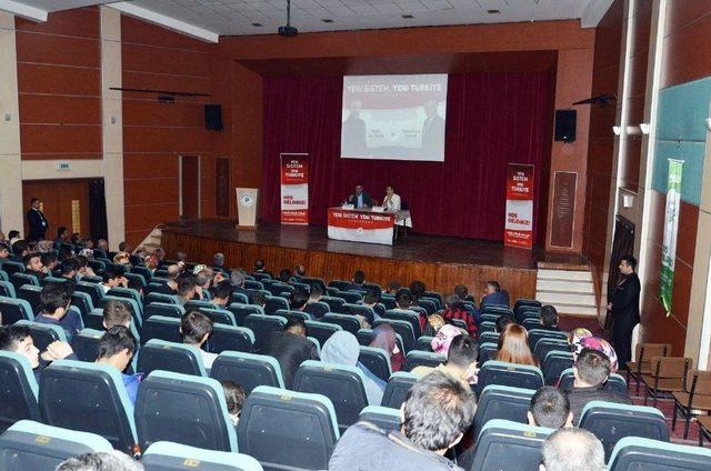 Malatya’da “yeni Sistem Yeni Türkiye” Konferansı